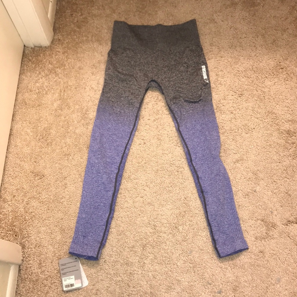 Ombré Seamless Leggings - Indigo/Black